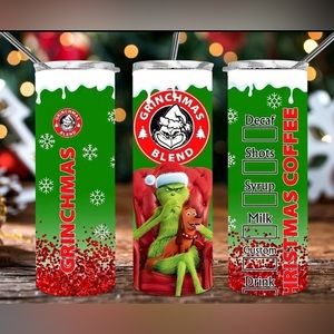 NEW Grinchmas Blend, Grinch Tumbler, Grinch, Grinch Skinny Tumbler, Christmas